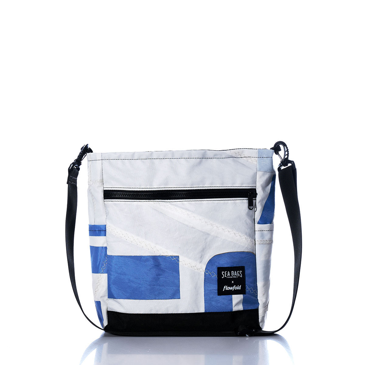 Vintage Blue Numbers Medium Voyager Crew Crossbody