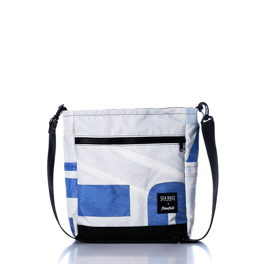 Vintage Blue Numbers Medium Voyager Crew Crossbody
