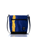 Vintage Blue and Yellow Medium Voyager Crew Crossbody