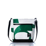 Vintage Green Numbers Medium Voyager Crew Crossbody