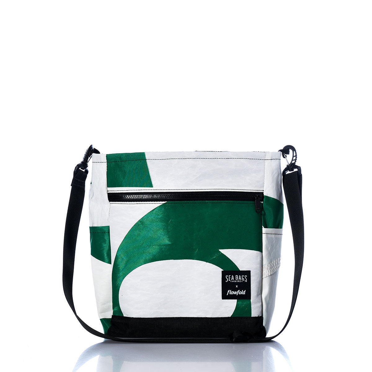 Vintage Green Numbers Medium Voyager Crew Crossbody