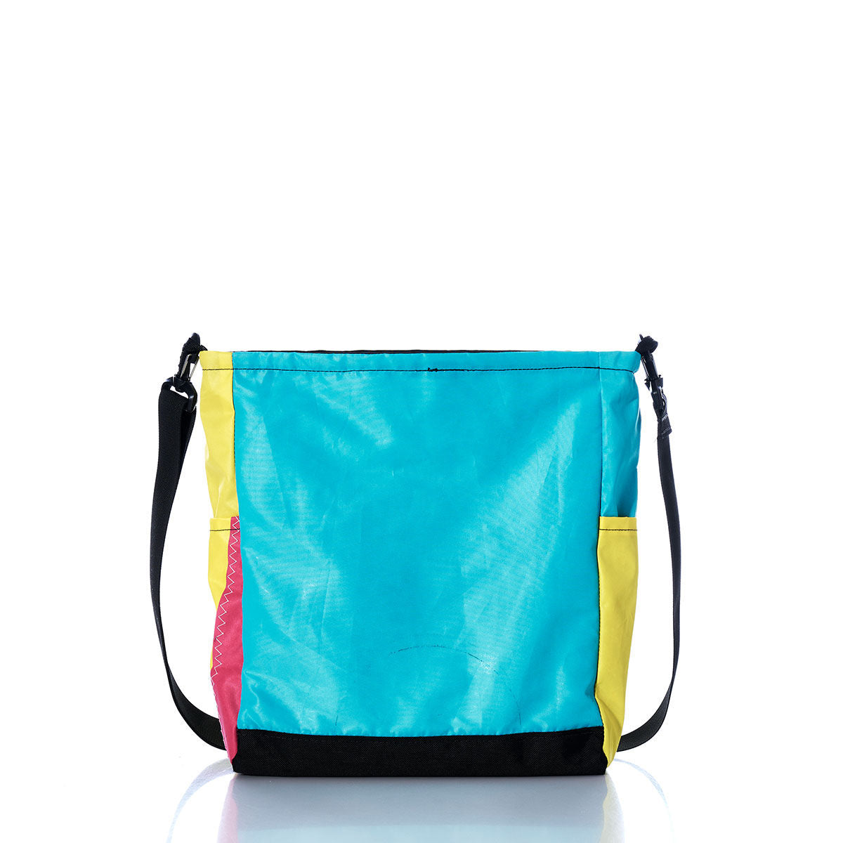 Vintage Blue and Yellow Medium Voyager Crew Crossbody Alternate View