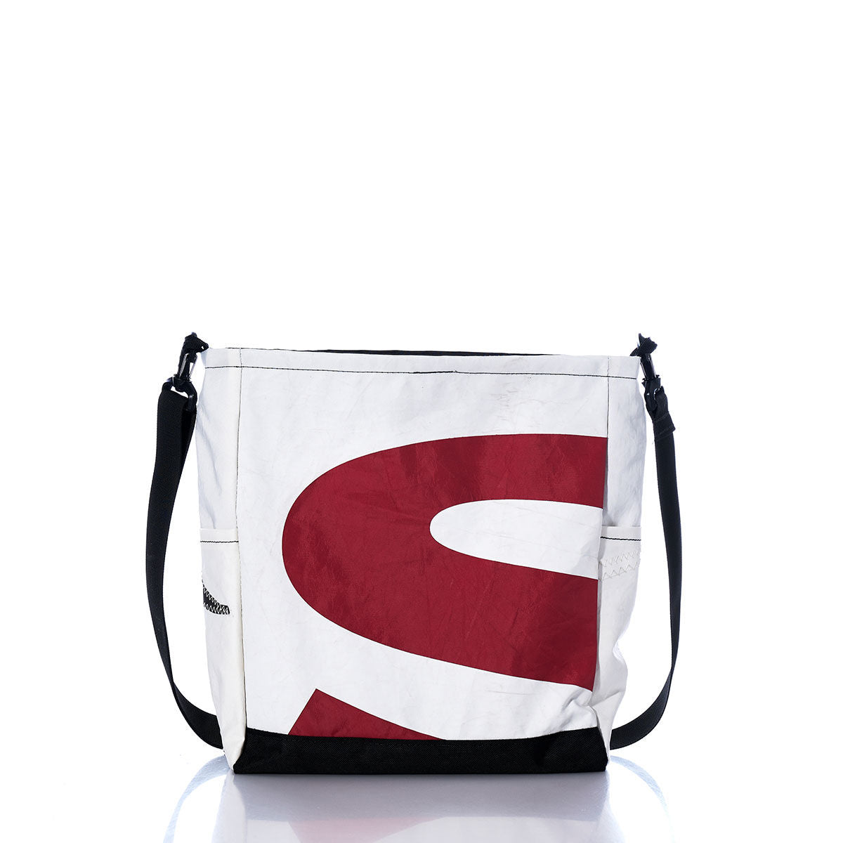 Vintage Black and Red Medium Voyager Crew Crossbody Alternate View