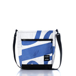 Vintage Blue and White Medium Voyager Crew Crossbody