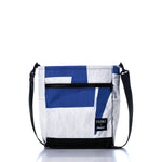 Vintage Blue and White Medium Voyager Crew Crossbody