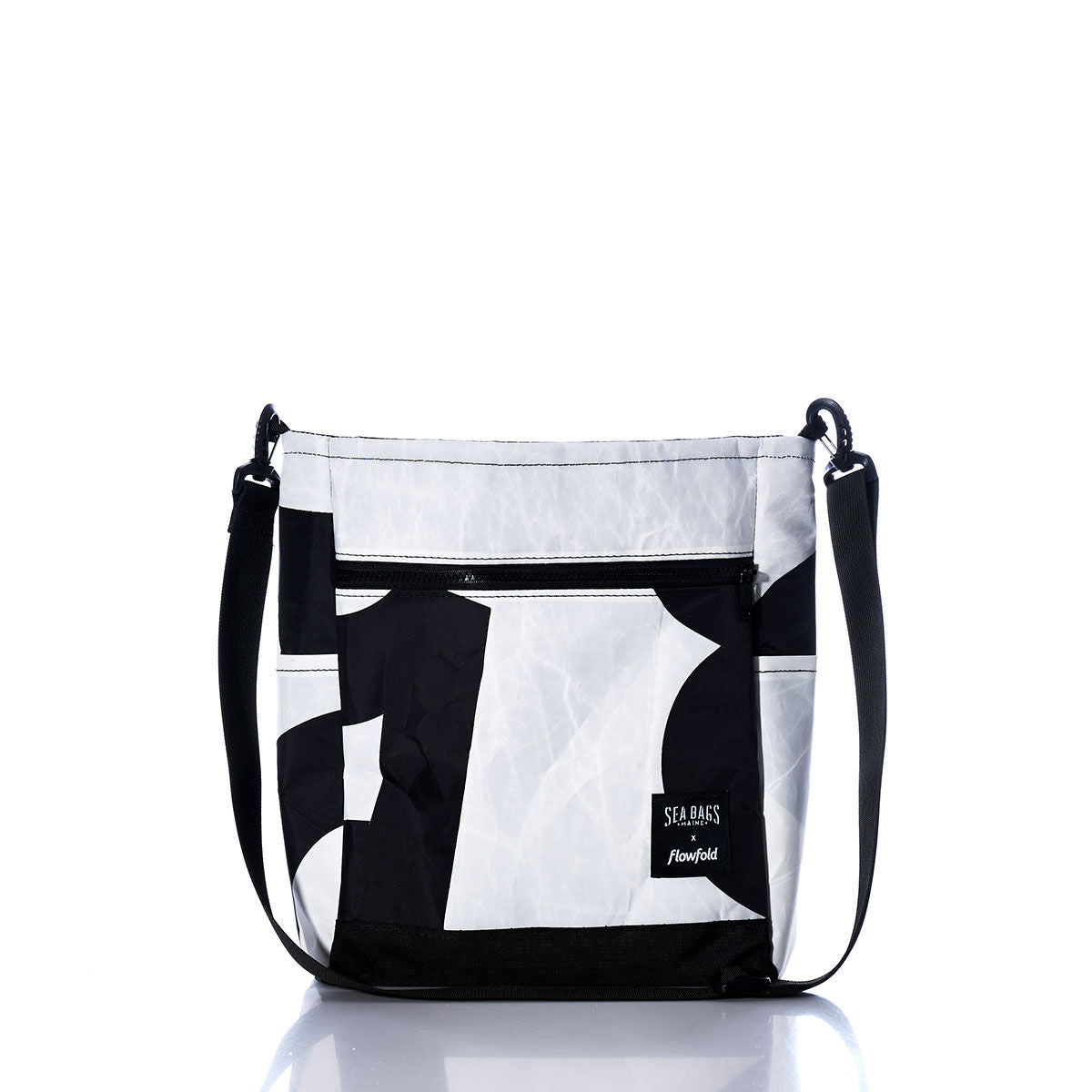 Vintage Black Numbers Medium Voyager Crew Crossbody