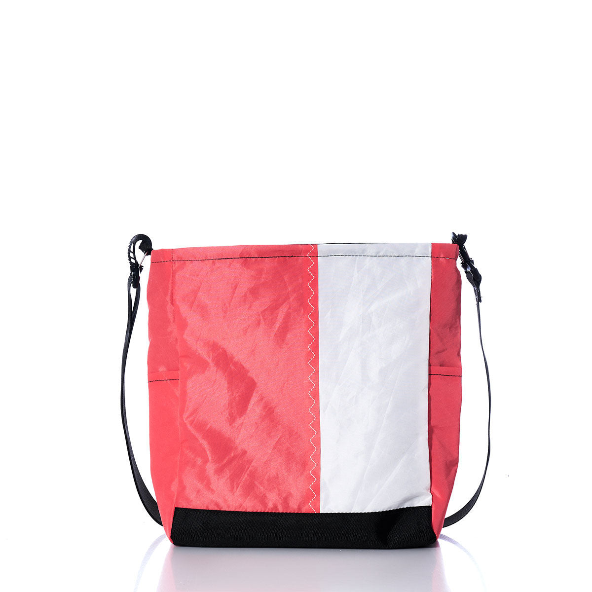 Vintage Coral and White Medium Voyager Crew Crossbody Alternate View
