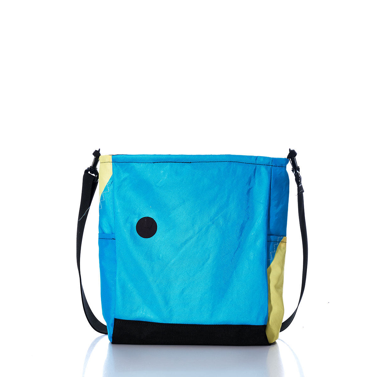 Vintage Blue and Yellow Medium Voyager Crew Crossbody Alternate View