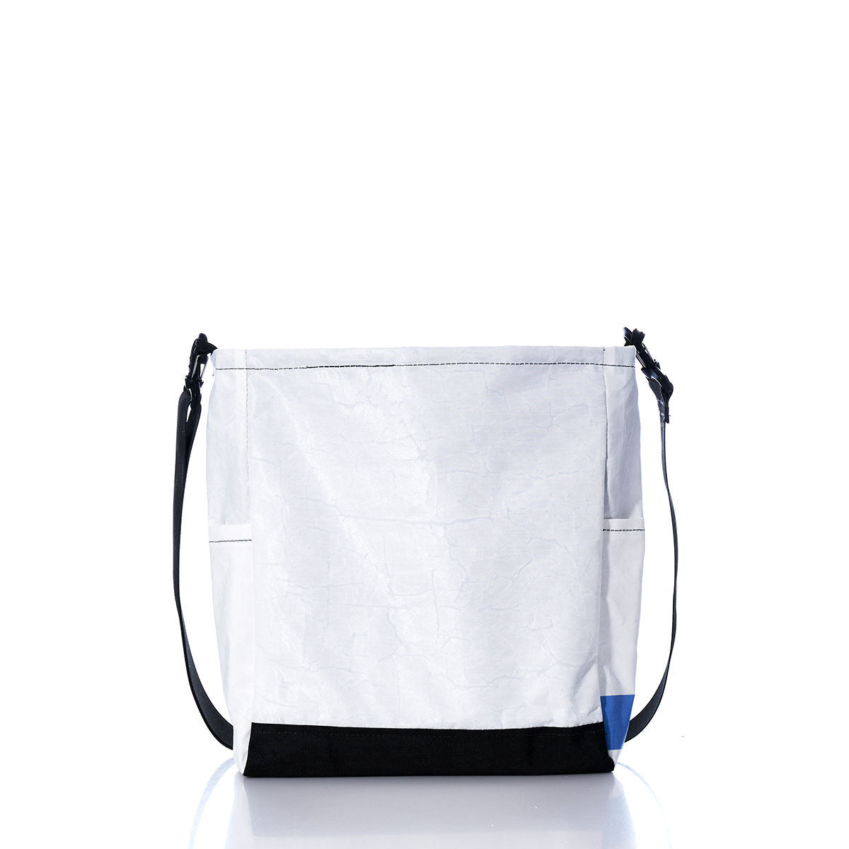 Vintage Blue and White Medium Voyager Crew Crossbody Alternate View