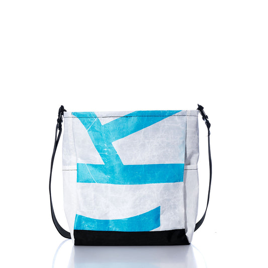 Vintage Blue Letters Medium Voyager Crew Crossbody Alternate View