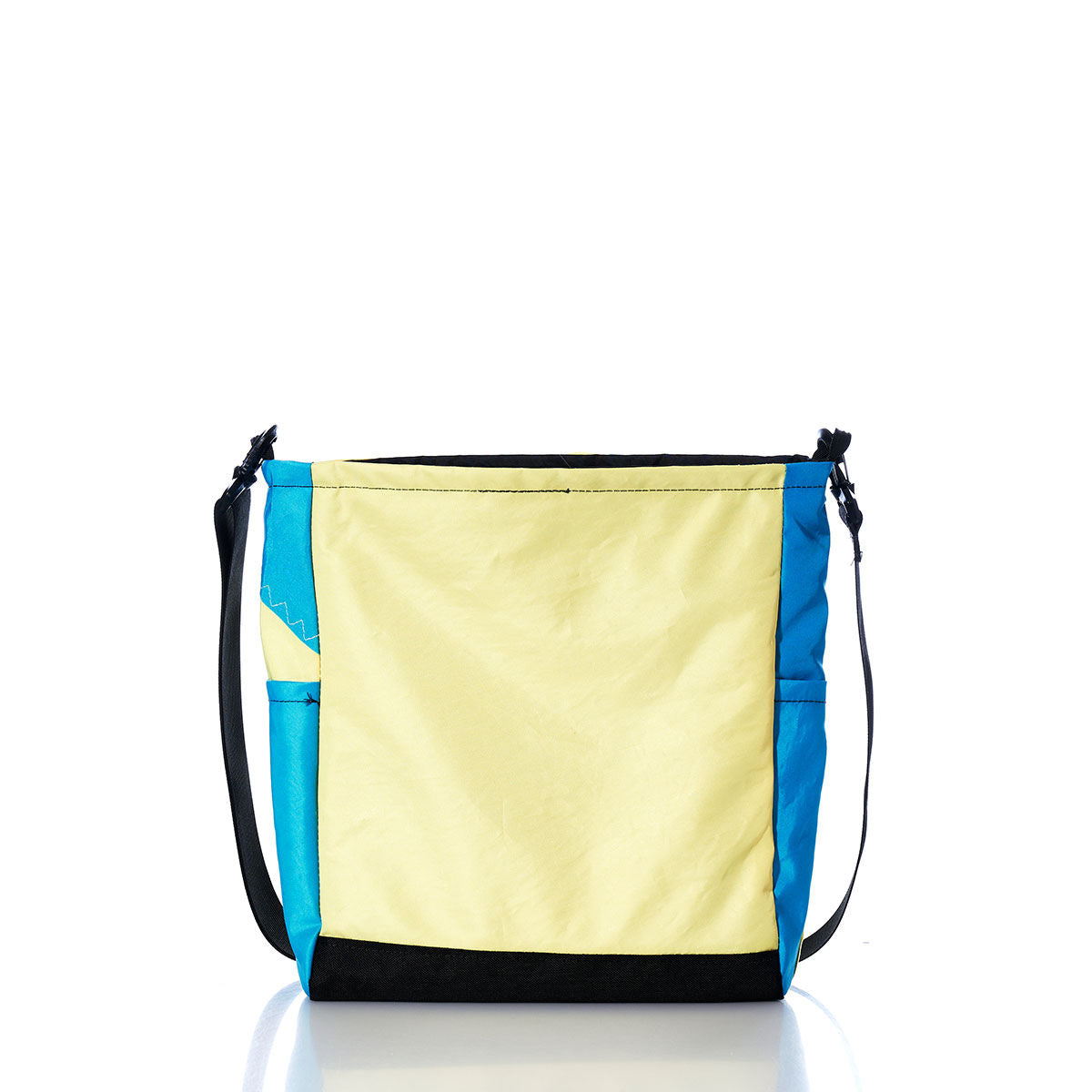 Vintage Yellow and Blue Medium Voyager Crew Crossbody Alternate View