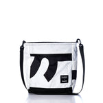 Vintage Black and White Medium Voyager Crew Crossbody