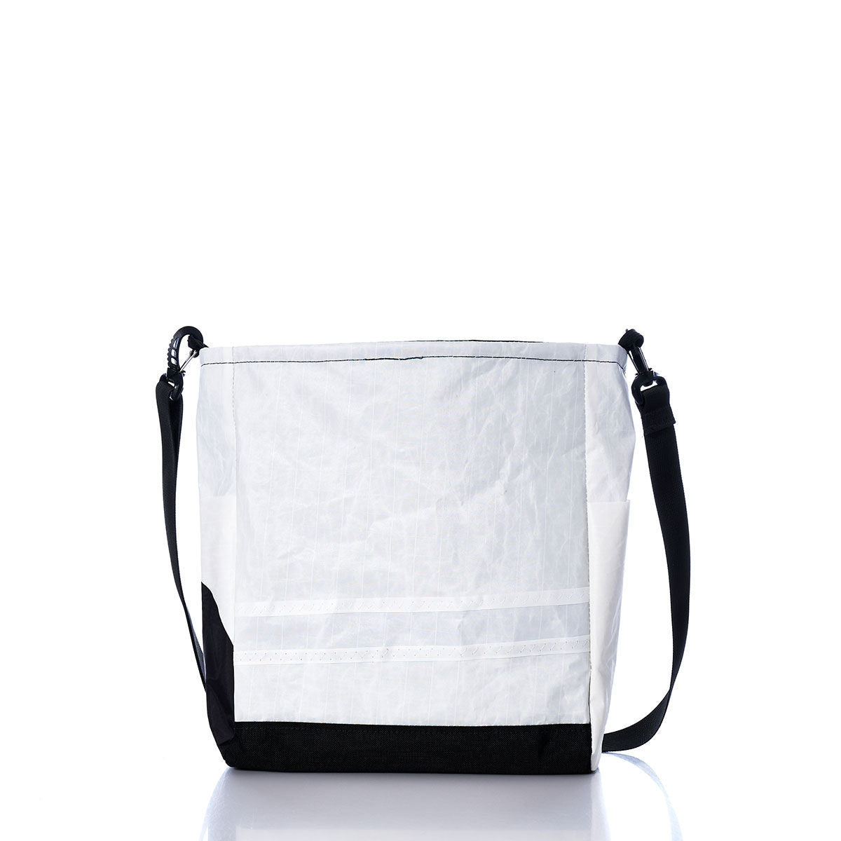 Vintage Black and White Medium Voyager Crew Crossbody Alternate View