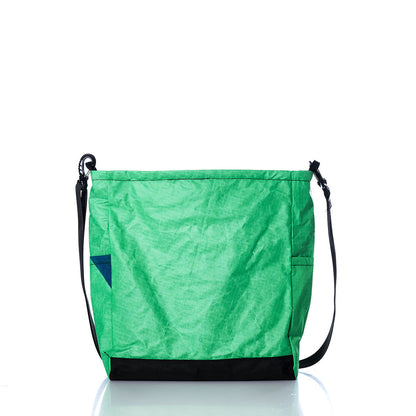 Vintage Green and Blue Medium Voyager Crew Crossbody Alternate View