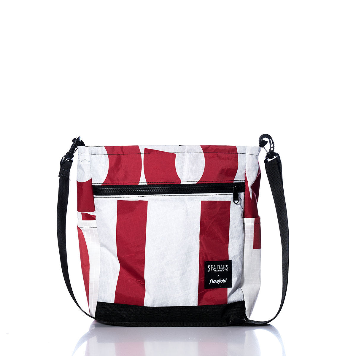 Vintage Red Numbers Medium Voyager Crew Crossbody