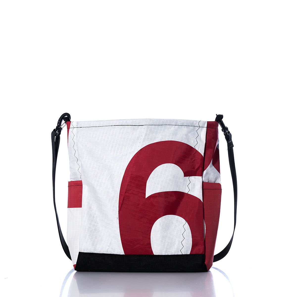 Vintage Red Numbers Medium Voyager Crew Crossbody Alternate View