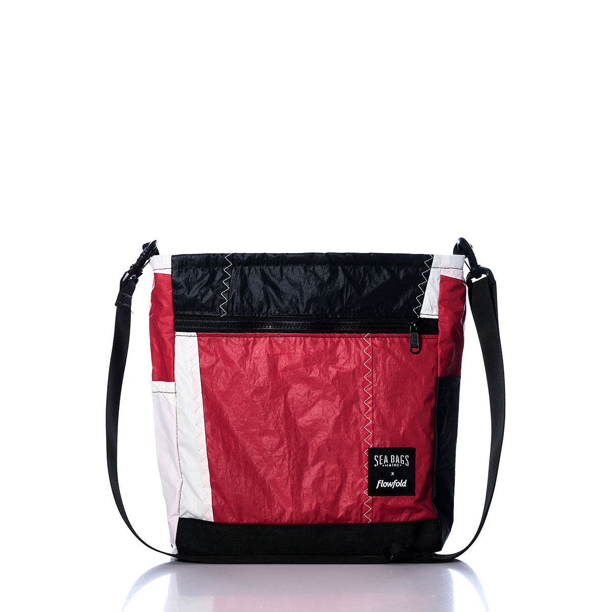 Vintage Red and Black Medium Voyager Crew Crossbody