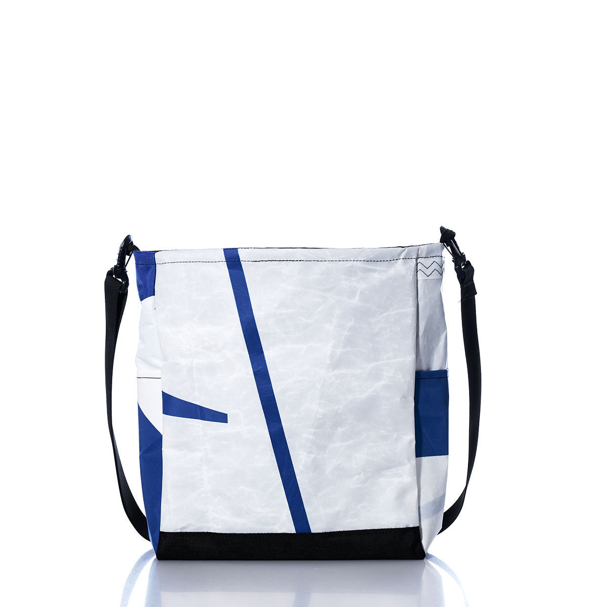 Vintage Blue and White Medium Voyager Crew Crossbody Alternate View