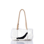 Vintage Black Swoosh Baguette Bag
