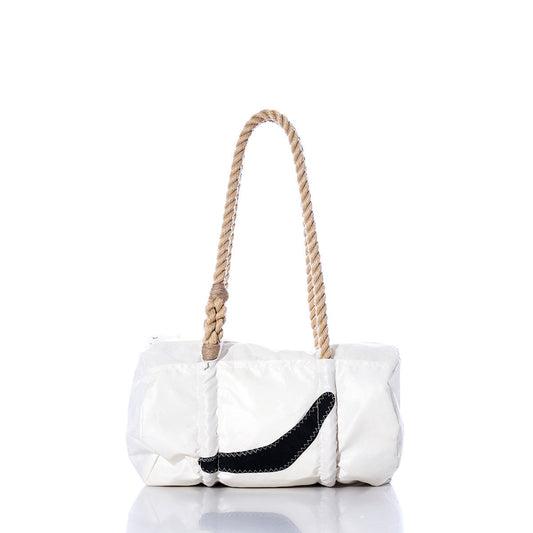 Vintage Black Swoosh Baguette Bag