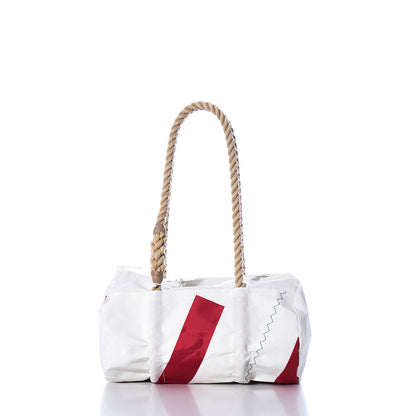 Vintage Red Stripes Baguette Bag