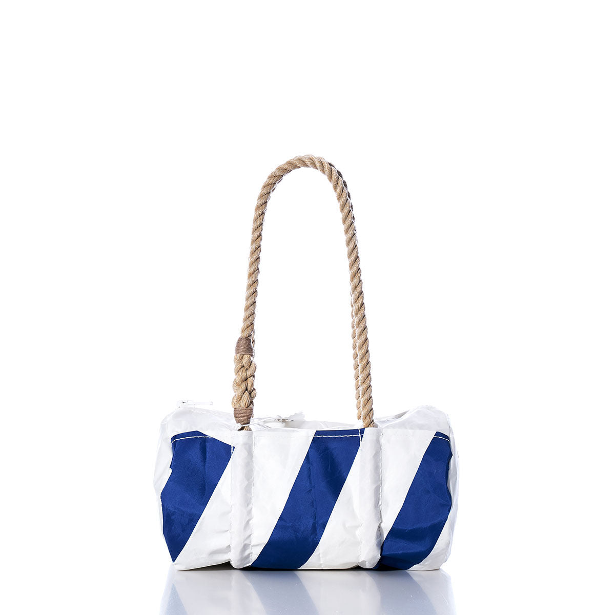 Vintage Blue Stripes Baguette Bag