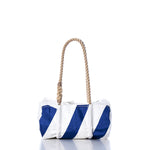 Vintage Blue Stripes Baguette Bag
