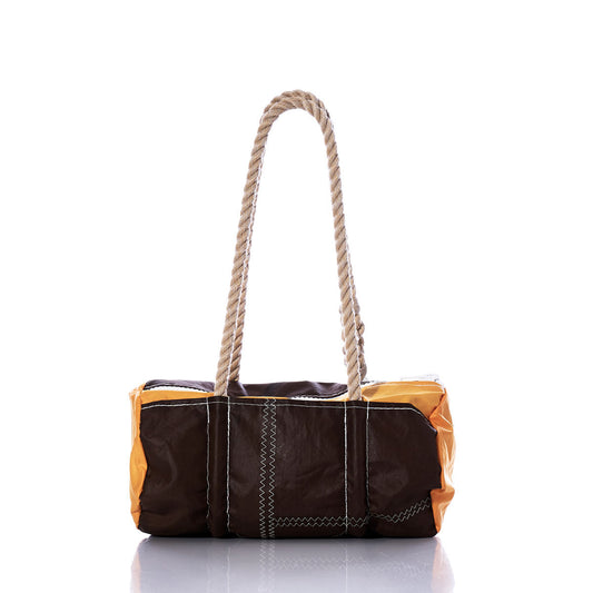 Vintage Brown and Yellow Baguette Bag Alternate View