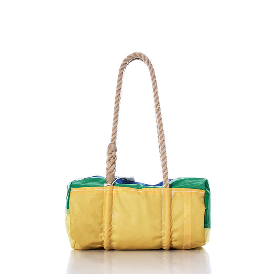 Vintage Yellow and Green Baguette Bag