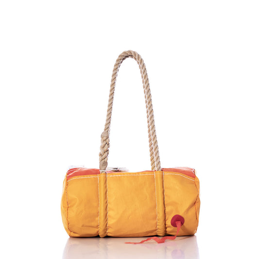 Vintage Orange and Yellow Baguette Bag