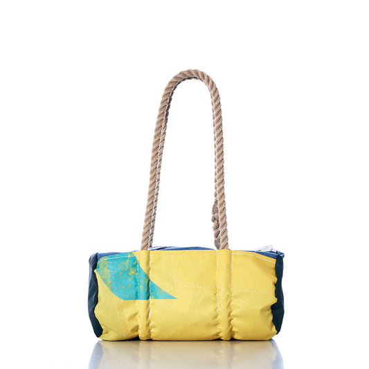 Vintage Blue and Yellow Baguette Bag Alternate View