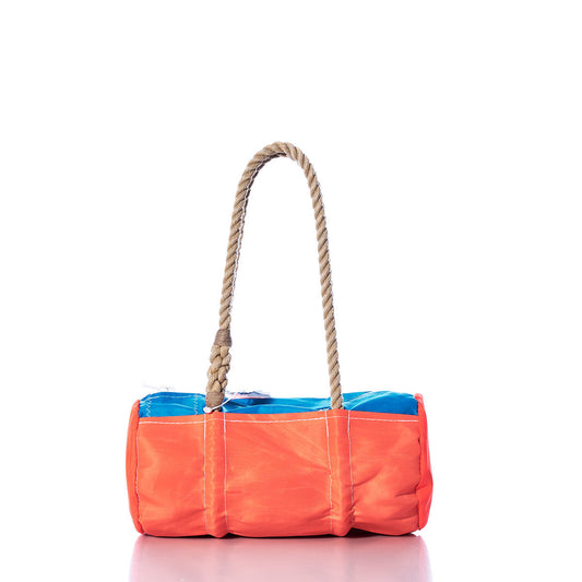 Vintage Neon Orange Baguette Bag