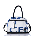 Vintage Blue Numbers Essential Weekender Travel Bag