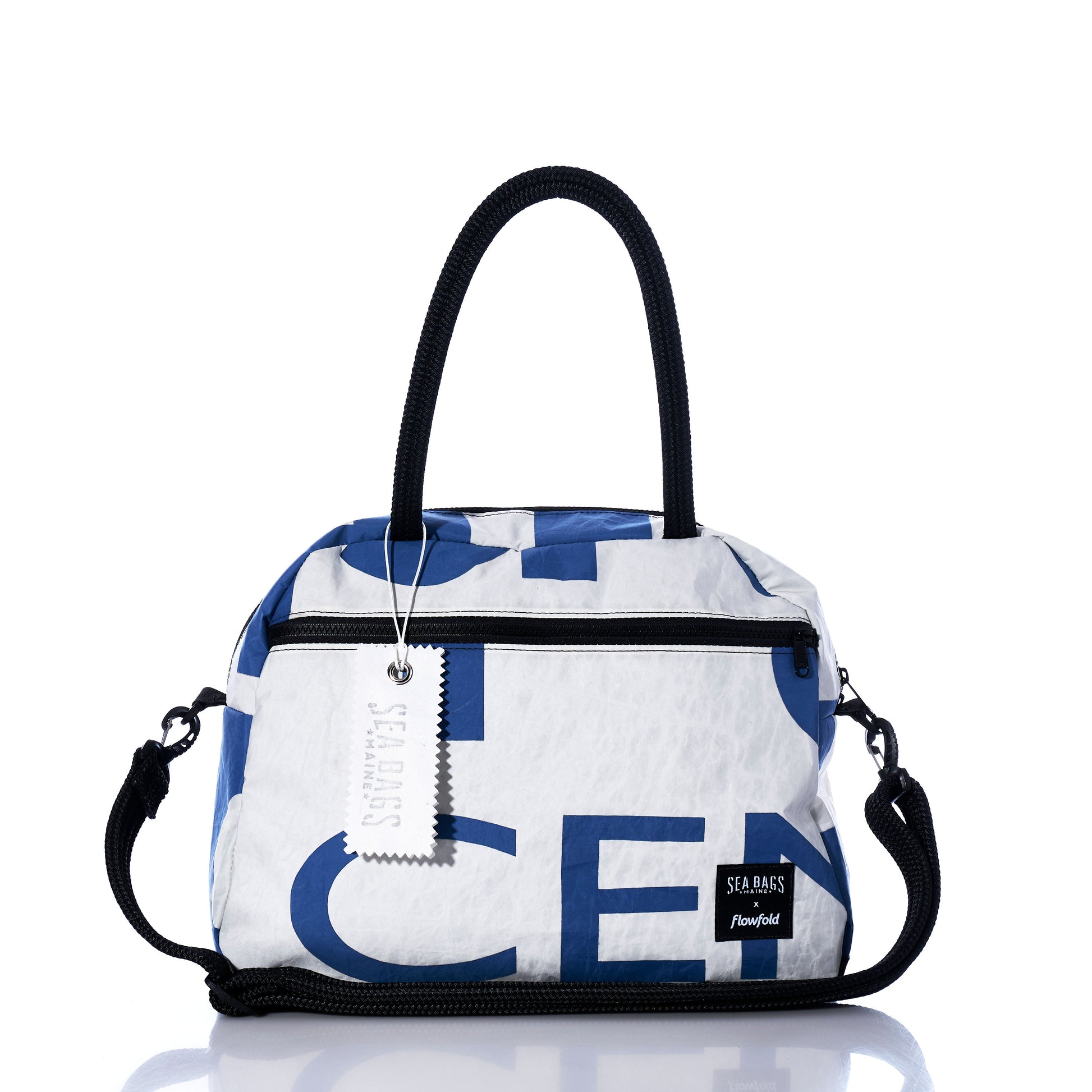 Vintage Blue Numbers Essential Weekender Travel Bag