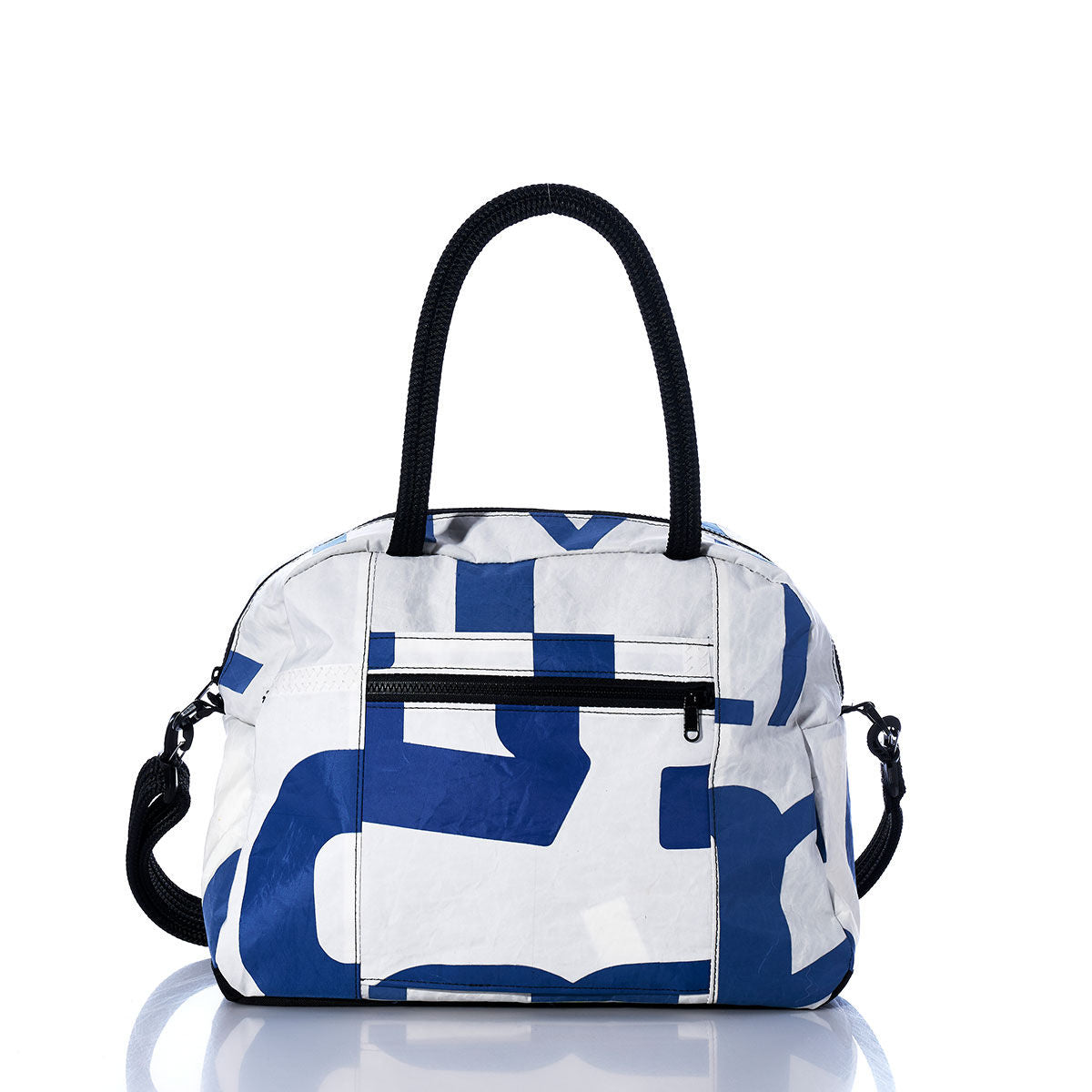 Vintage Blue Numbers Essential Weekender Travel Bag Alternate View