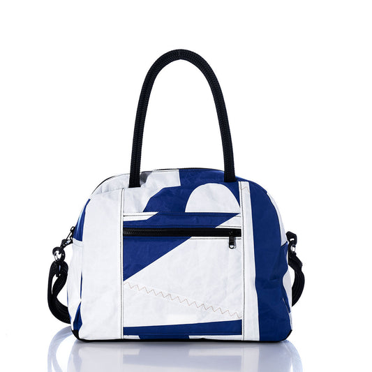 Vintage Blue Essential Weekender Travel Bag Alternate View