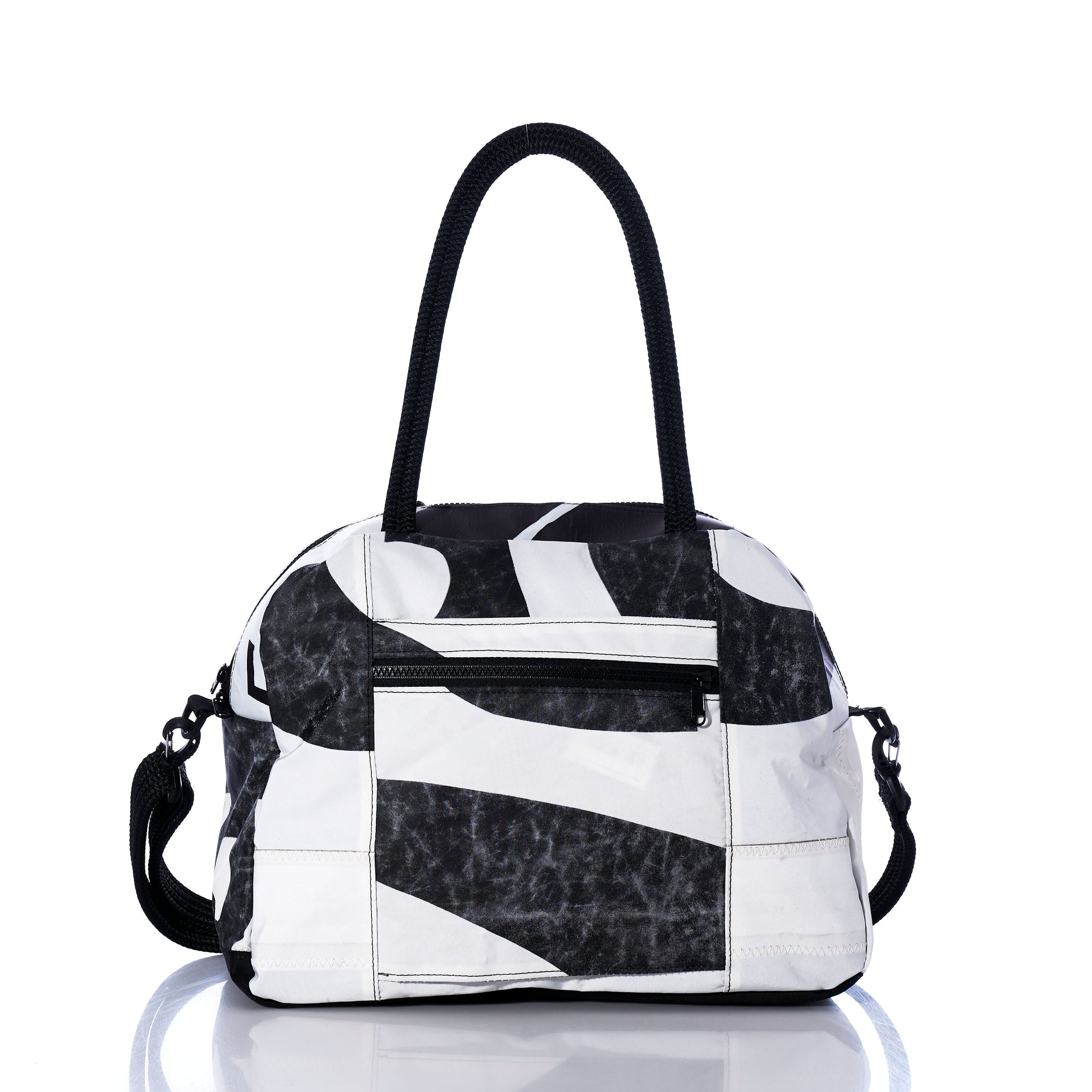 Vintage Black Essential Weekender Travel Bag Alternate View