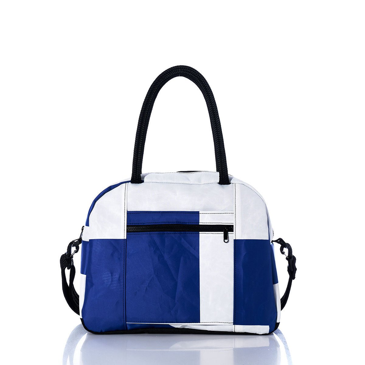 Vintage Blue and White Essential Weekender Travel Bag Alternate View