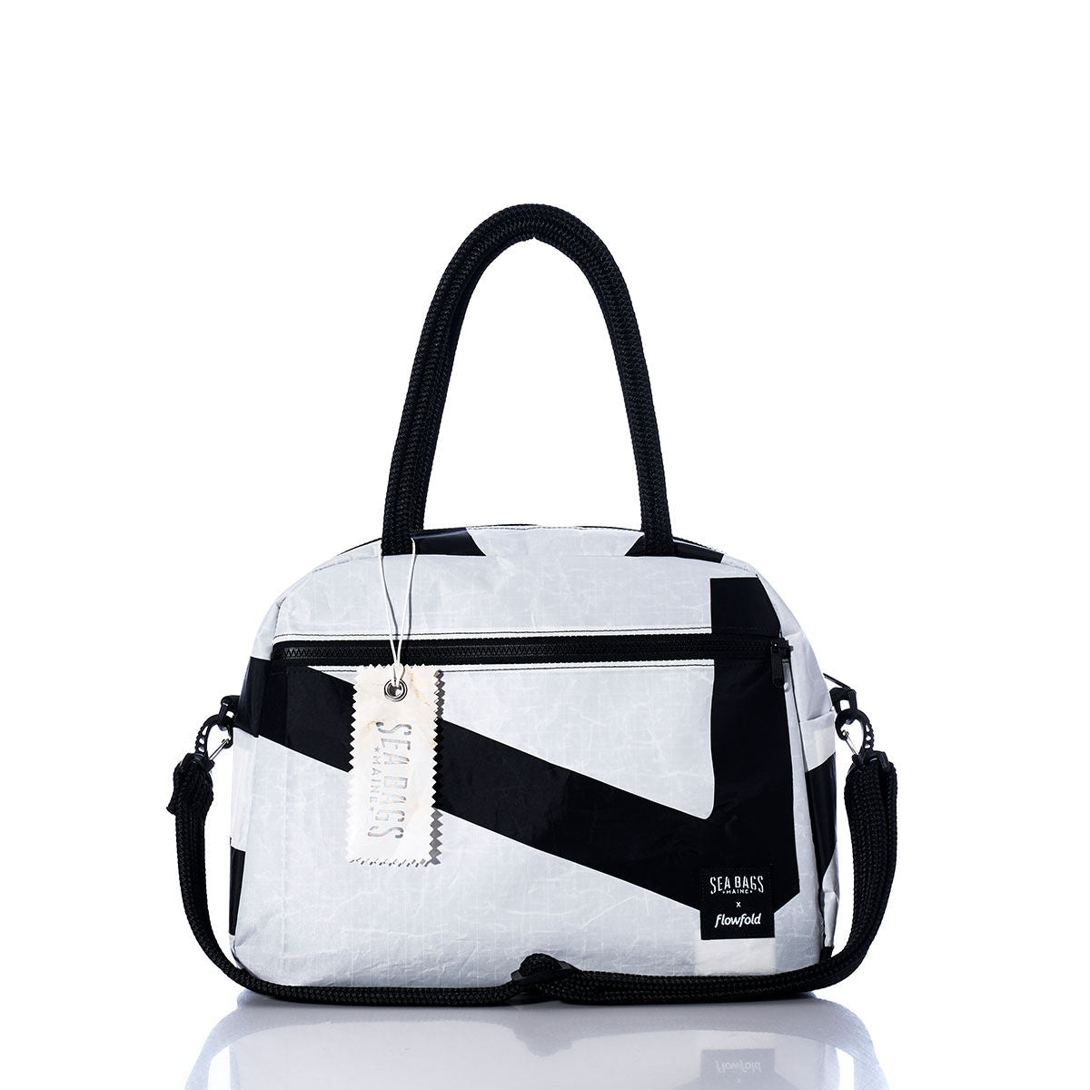 Vintage Black and White Essential Weekender Travel Bag