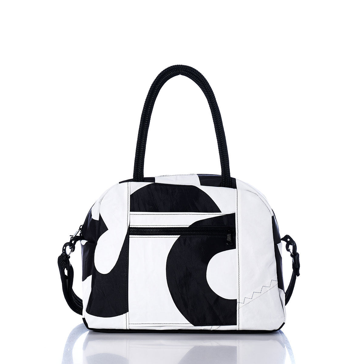 Vintage Black and White Essential Weekender Travel Bag Alternate View