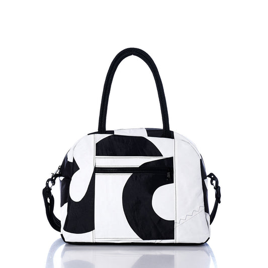 Vintage Black and White Essential Weekender Travel Bag Alternate View