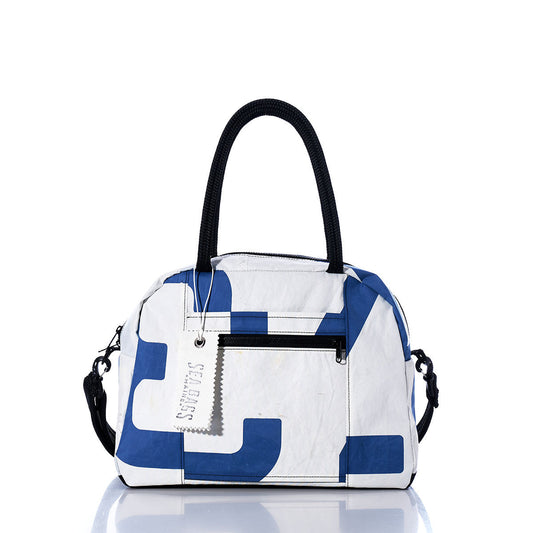 Vintage Blue Numbers Essential Weekender Travel Bag Alternate View