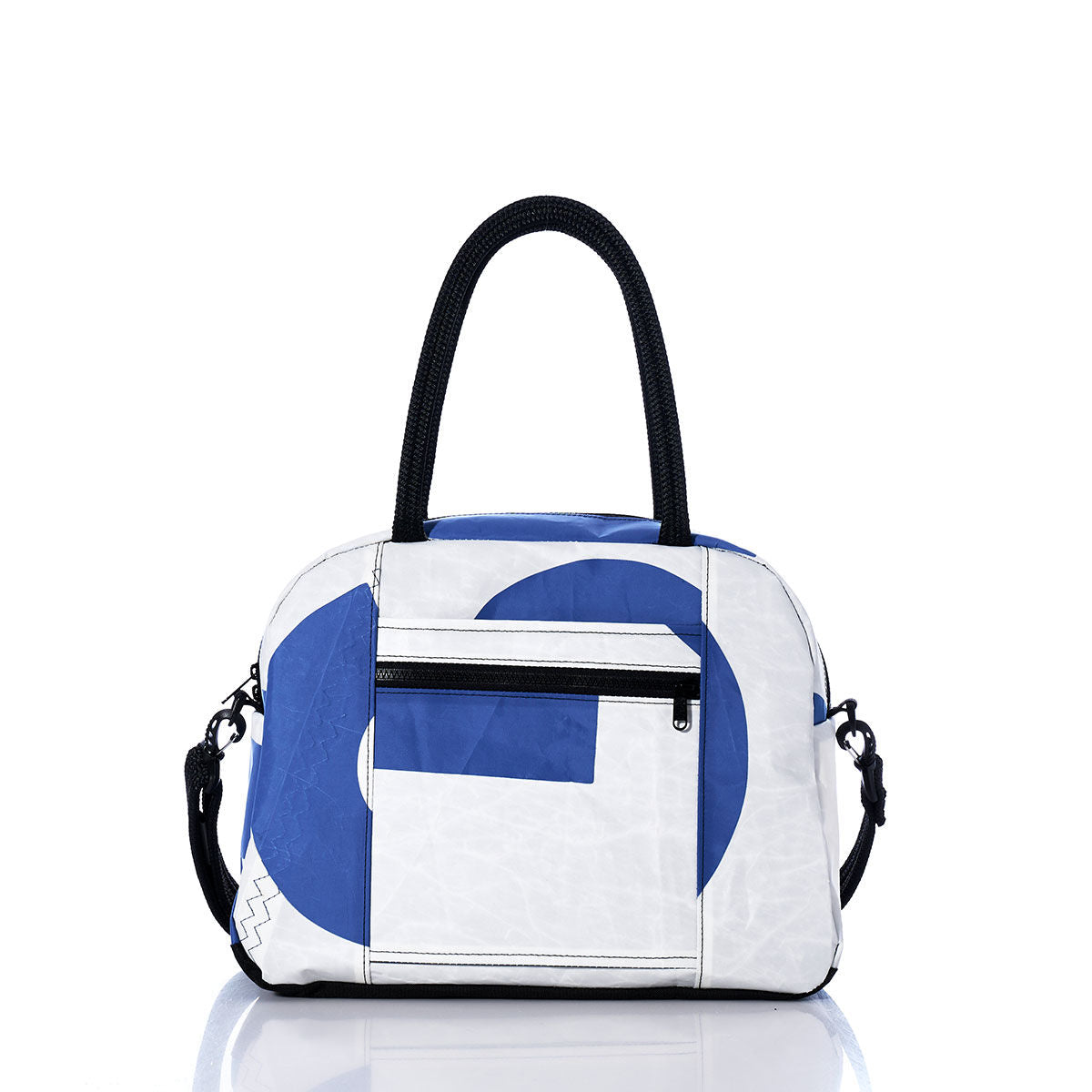 Vintage Blue and White Essential Weekender Travel Bag Alternate View