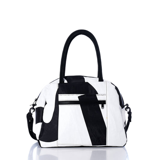Vintage Black and White Essential Weekender Travel Bag Alternate View