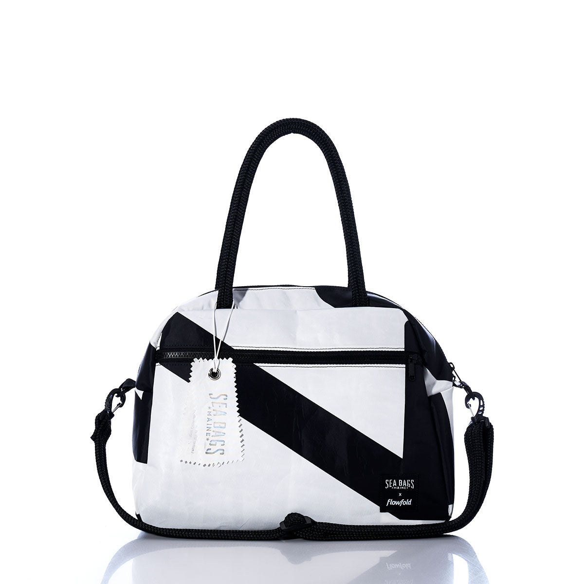 Vintage Black and White Essential Weekender Travel Bag