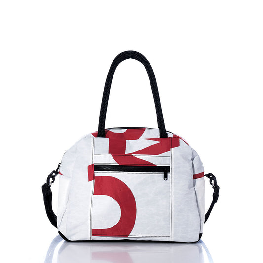 Vintage Red 8 Essential Weekender Travel Bag Alternate View