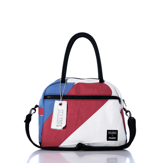 Vintage Red and Blue Essential Weekender Travel Bag