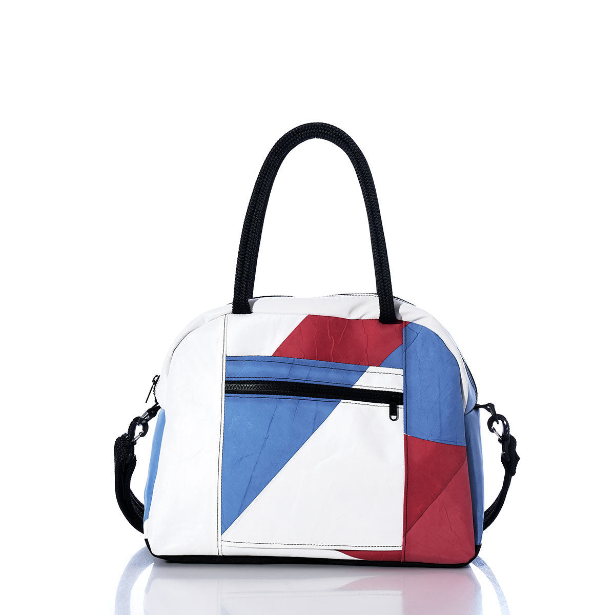 Vintage Red and Blue Essential Weekender Travel Bag Alternate View