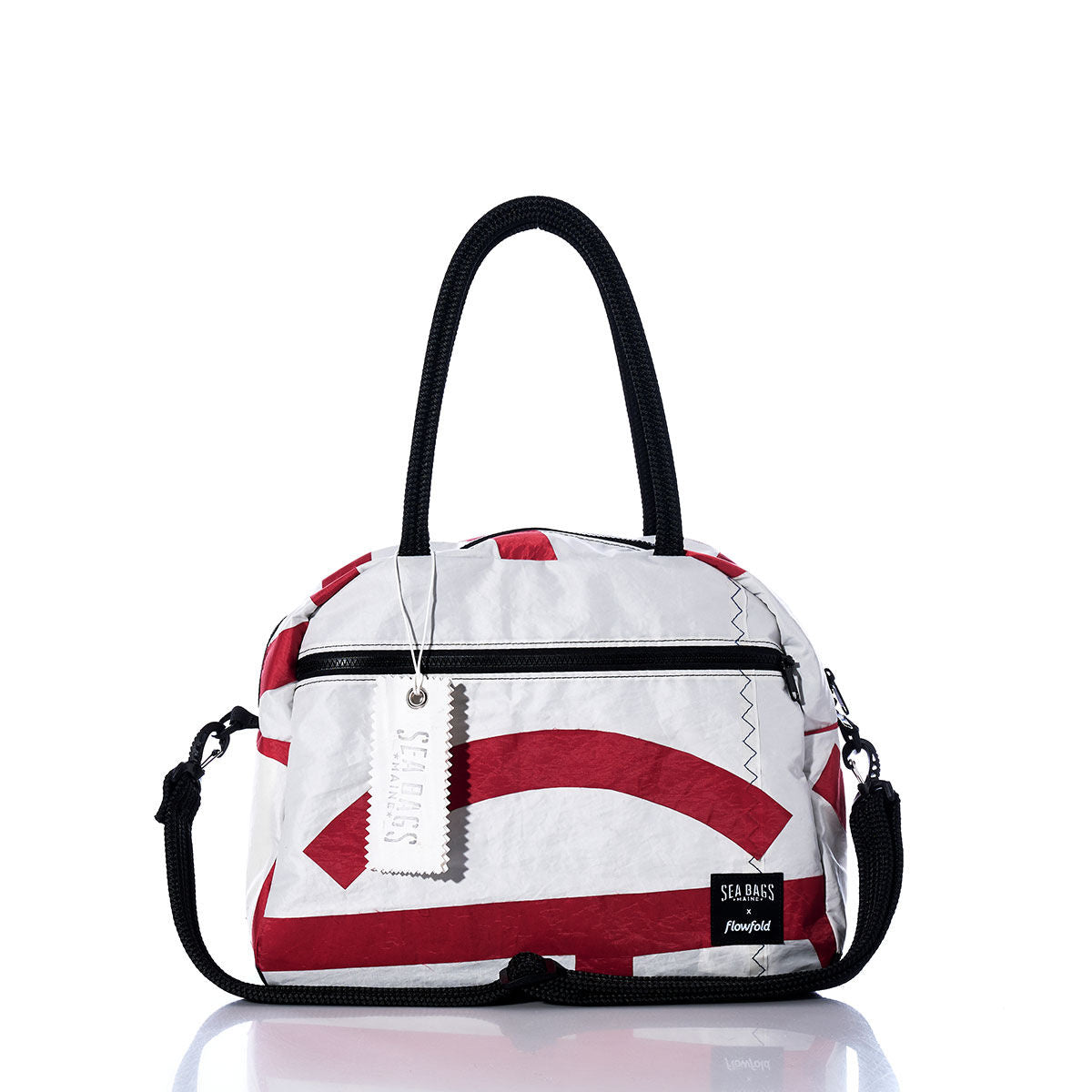 Vintage Red and White Essential Weekender Travel Bag