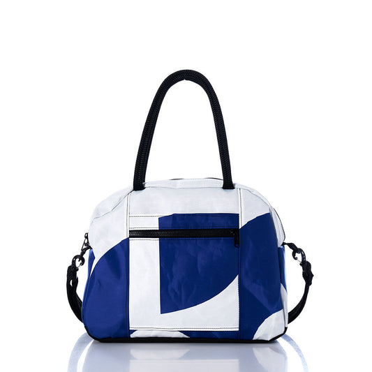 Vintage Blue and White Essential Weekender Travel Bag Alternate View